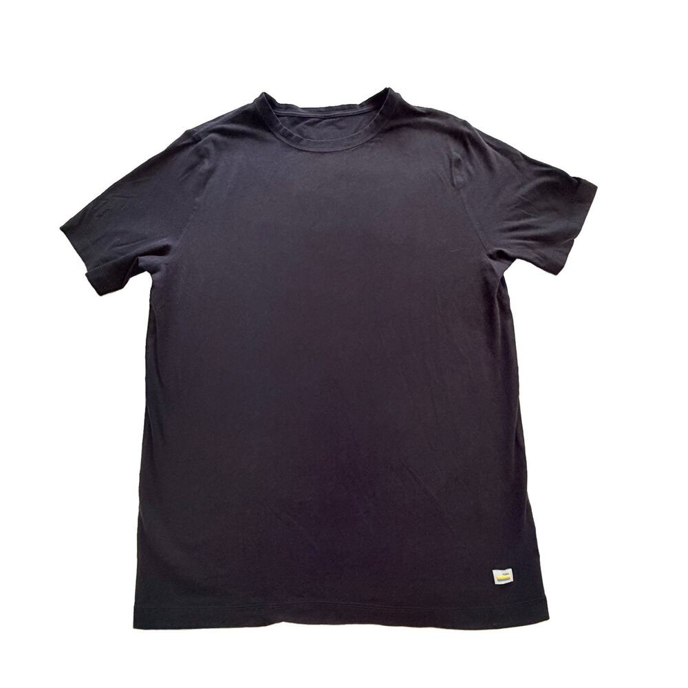 Vuori Men's Tuvalu Tee Logo Black Shirt M Performance Athleisure